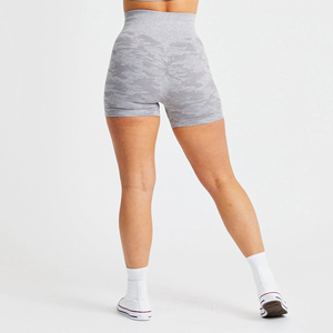 Pantalones cortos de entrenamiento de gimnasio ligeros de alta calidad para mujer, recién llegados, pantalones cortos de talla grande con estampado de logotipo personalizado - Product Image 6