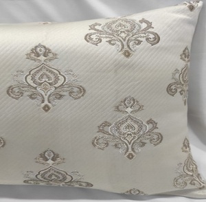 Jacquard rétro Style européen broderie housse de coussin en gros fleur taie d'oreiller pour salons - Product Image 3