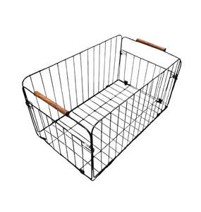 Panier à linge décoratif en fer, parfait pour organiser le linge sans compromettre le style de la décoration intérieure - Product Image 2