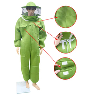 Combinaison d'apiculture professionnelle en coton |   Vêtements de travail de protection écologiques, antistatiques, anti-chaleur, de haute qualité, protégeant contre les piqûres d'abeilles