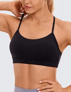 Soutien-gorge de sport dos nu rembourré pour yoga et fitness, col en U, long, à maintien élevé, amovible, séchage rapide - Product Image 2