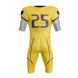 Fabricant d'usine, uniforme de football américain personnalisé, manches courtes, respirant, haute qualité, dernier design - Product Image 3