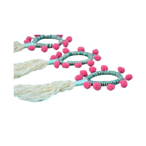 Fantastique couleur et Design macramé tissu anneau utilisation dans les hôtels Restaurant salle à manger la plus exigeante pour décor de table meilleure finition - Product Image 2