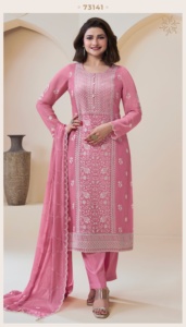 Excellente qualité Tendance Salwar Kameez pour les femmes s'adapte parfaitement et couleurs vives pour une tenue formelle et décontractée au meilleur prix - Product Image 6