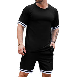 2025 Arrival Summer Men's <b>Tracksuit</b> Breathable 100% Cotton Casual Wear with Comfortable Half Sleeves Most Demanded - Product Image 3