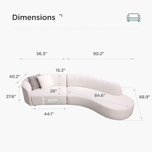 Canapé pliable pour les coins confortables - Product Image 3