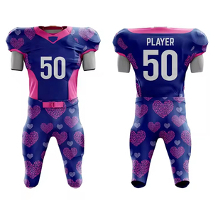 ชุดอเมริกันฟุตบอลสำหรับเยาวชนผู้ชายเครื่องแบบอเมริกันฟุตบอล OEM ODM ผ้ายืดได้ไซส์ใหญ่พิเศษ - Product Image 1