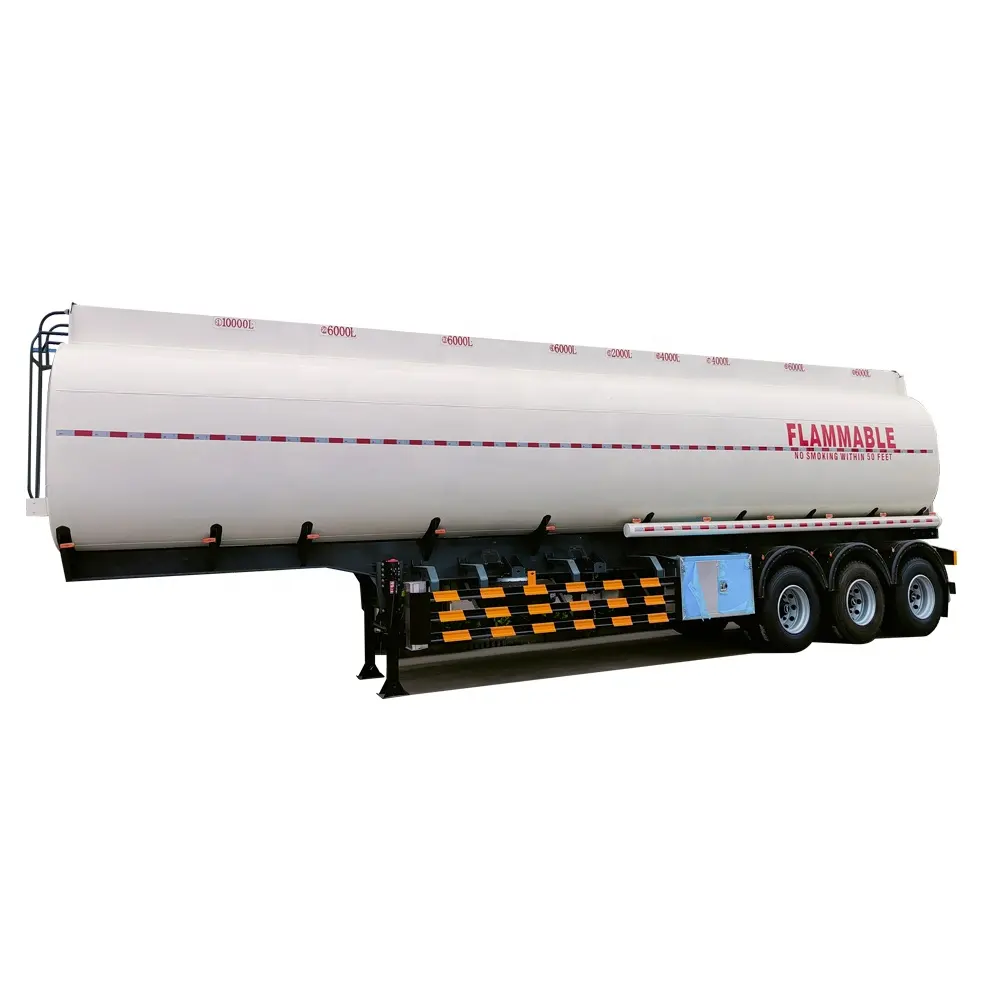 Réservoir de carburant liquide résistant eau Diesel essence lait pétrole essence Transport citerne semi-remorque