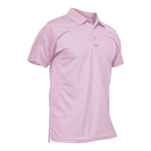 Camisetas Polo unisex personalizadas de manga corta talla grande diseño único al por mayor camisa de golf Lisa unisex con estampado de seda alta para hombre - Product Image 1