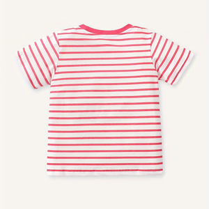 Prêt à Expédier Vêtements pour Enfants Garçons Sérigraphie Logo T-Shirt 100% Coton T-shirt pour Enfants avec Dessins Animés - Product Image 6