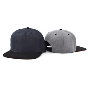 Gorra Unisex de 6 Paneles con Cierre a Presión, Color Sólido, Visera en Contraste, Algodón, Poliéster, Lona, Estilo Urbano, Casual, para Adultos - Product Image 3