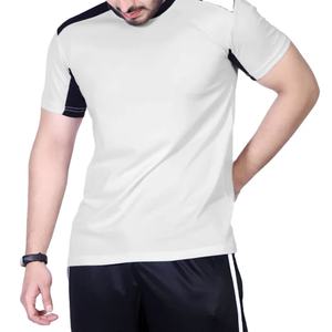 Camiseta Deportiva Ligera de Manga Corta para Hombre, 150 Gsm, Corte Holgado, Secado Rápido, Poliéster/Spandex, Estilo Longline, para Verano - Product Image 4