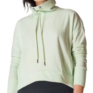 Sudadera de algodón personalizada de peso pesado 400-500 Gsm para hombre, Sudadera con capucha de gran tamaño con logotipo estampado de hojaldre, sudaderas con capucha para invierno - Product Image 6