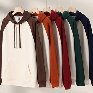 เสื้อฮู้ดบุขนแกะบุขนแกะไซส์ใหญ่400gsm แบบอเมริกันเสื้อสวมหัวกันลมแฟชั่นหนาแขนปกติ - Product Image 6