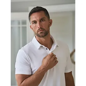 Polo en coton Pima personnalisable pour le merchandising promotionnel - Product Image 2