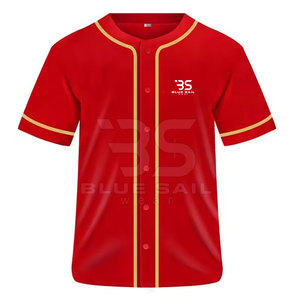 Jersey de béisbol al por mayor con impresión personalizada perfecta para uniformes de equipos y eventos jersey de béisbol cómodo - Product Image 2