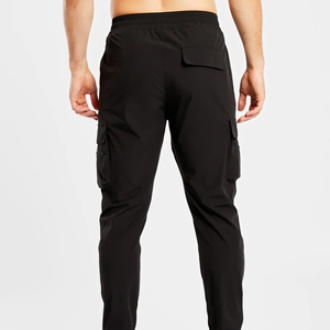 Pantalones de trabajo de Otoño de peso medio Joggers de pierna recta ecológicos transpirables oscuros para hombres para deportes y uso informal - Product Image 5