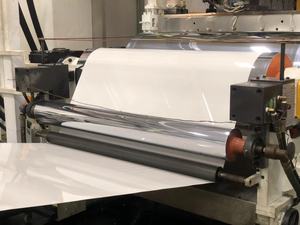 Nhà sản xuất cao bóng màu tinh khiết PETG trang trí phim cho bảng điều khiển đồ nội thất ván dăm MDF ván ép cứng nhắc Pet tấm nhựa - Product Image 4