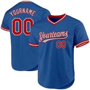 2025 gran oferta de camisetas de manga corta de béisbol personalizadas para hombres sublimación personalizada cuello en V pulóver camisas precio al por mayor - Product Image 3