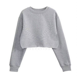 Top corto sudaderas para mujer de alta calidad Crop Top sudaderas recién llegado ropa al aire libre sudaderas nueva moda - Product Image 5