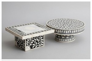 Moldes para Soportes de Pastel Cuadrados Hechos a Mano con Incrustaciones de Hueso, Ecológicos, de Alta Demanda, para Interiores de Lujo, Tamaño Personalizado - Product Image 3