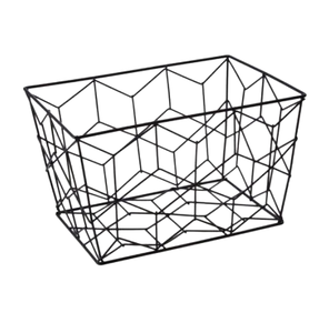 Stockage à la maison de conception élégante panier de rangement en métal résistant à la rouille en fer de forme carrée - Product Image 6