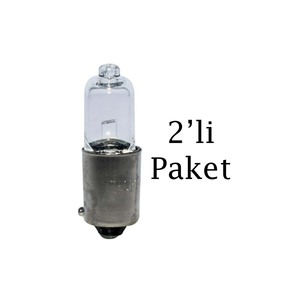 <b>Halogen</b> <b>Bulb</b> H6 12V 6W Pack of 2-Yellow/Blue Light for Car Truck Life Ace X6 - Product Image 2