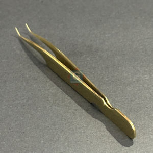 Pince à épiler de meilleure qualité en acier inoxydable pour isoler les cils pince à épiler greffée or rose - Product Image 3