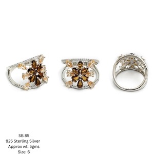 Bijoux fins zircon cubique Cz 925 bague en argent Sterling en gros personnalisé luxe 925 bagues de fiançailles bijoux pour femmes - Product Image 2