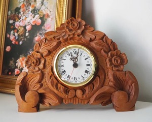 Diseño único Reloj de madera hecho a mano Soporte elegante para reloj de pared vintage Disponible al mejor precio de la India - Product Image 1