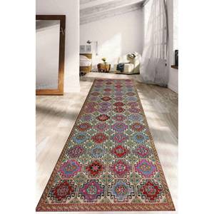 Alfombra de Pasillo con Patrón Geométrico, Alfombras con Diseño Kilim, Alfombras Aztecas, Alfombra Goblen - Product Image 4