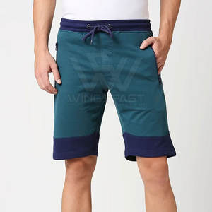 Pantalones cortos duraderos de gimnasio hechos en Pakistán para hombre, pantalones cortos de gimnasio para hombre hechos de algodón de último diseño para talla adulta - Product Image 2
