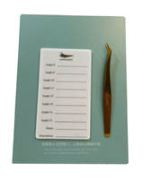 Nouvel Arrivage Extensions de Cils Magnétiques Grand Colle Adhésive Porte-Palette Carrelage Plateau Organisateur Acrylique Lash Display Plate Board