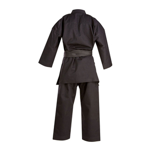 Uniformes de Karate de algodón cómodos para hombres y mujeres 2025, chaqueta de entrenamiento de peso medio, pantalones, ropa de artes marciales negras para adultos jóvenes - Product Image 3