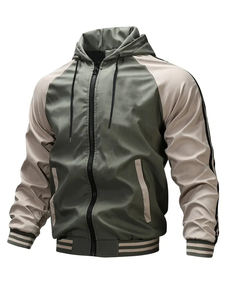 Sweat à capuche en coton surdimensionné, sur mesure, couleur claire, respirant, pour produits - Product Image 3