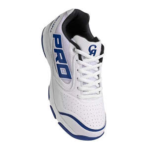 Zapatos de Cricket CA Summer Gripper 15K LE Pro Blancos/Azules, Material Superior Sintético, Forro de Goma - Product Image 2