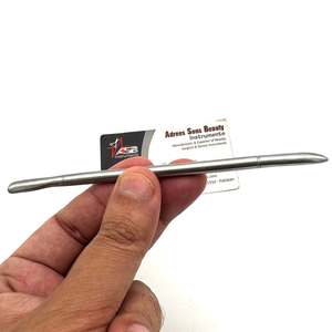 ที่ดันเล็บหนังที่ตายแล้วแบบสองด้านอุปกรณ์ทำเล็บทำจากสเตนเลสทนทาน - Product Image 5