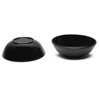 Ensemble de 2 bols à soupe en mélamine triple couche de haute qualité, anti-taches de curcuma, résistants aux bris, bols de 7 pouces pour un usage quotidien
