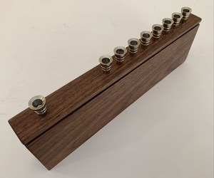 Traditional Wooden Menorah Candle Holder for Christmas Decoration Wedding Centerpiece <b>Candlestick</b> Holder Home Tabletop Decor - Product Image 4