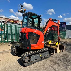 Tracteur-chargeur Kubota, excavatrice sur chenilles, haute force de charge, moteur PLC, modèles Dx60-9 DH60 - Product Image 1
