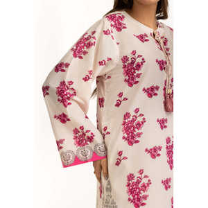 Traje Casual de 3 Piezas con Estampado Floral Rosa para Mujer, para Verano - Product Image 3
