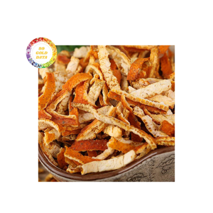 Écorce d'agrumes en vrac, écorce d'orange séchée, thé, écorce de mandarine séchée coupée, épice alimentaire aromatique pour le thé, prix avantageux - Product Image 1