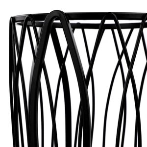 Premium Quality Black Metal Round Cutlery Holder Spoon Knife Or Forks Storage For Home Restaurant - Product Image 5