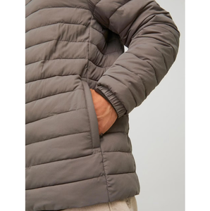 Vente Chaude Blousons d'hiver matelassés pour hommes, écologiques, grande taille, coupe oversize, décontractés, à capuche, coupe-vent, zippés, rembourrés, vente en gros - Product Image 3