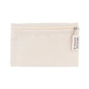 Adhil Borsa Clutch per Toilette in Cotone Riciclato Sostenibile, Portaoggetti Ecologico - Product Image 1