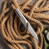 Couteau pliant EDC personnalisé OEM en acier VG10 avec manche en alliage de titane pour le camping en plein air et les projets de vente en gros