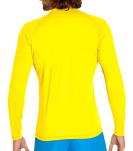เสื้อแรชการ์ดแขนยาวของผู้ชายสีพื้นแห้งเร็วและใส่สบายมาใหม่ - Product Image 3
