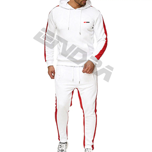 Conjunto de Jogger personalizado XL para hombre, pantalones de chándal informales y de invierno de talla grande Sudadera con capucha, trajes de chándal en blanco para uso en el gimnasio, proveedor de ropa deportiva - Product Image 4