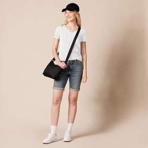 Camiseta de Algodón Suave y Ecológica para Mujer, Corte Ajustado, Cuello Redondo, Transpirable, para Verano, Proveedor al por Mayor de Fábrica - Product Image 4