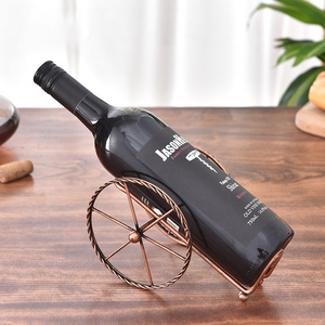 Hot Bán thiết kế sáng tạo bánh xe chủ sở hữu rượu vang vui vẻ trang trí duy nhất chai rượu vang giá - Product Image 1